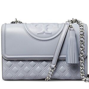 Elegant Lavender Quilted Shoulder Bag
